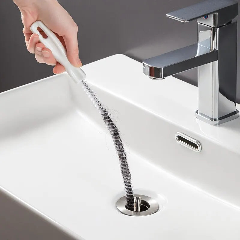 Flexible Abflussreinigungsbürste 48 71 cm für Waschbecken und Rohre