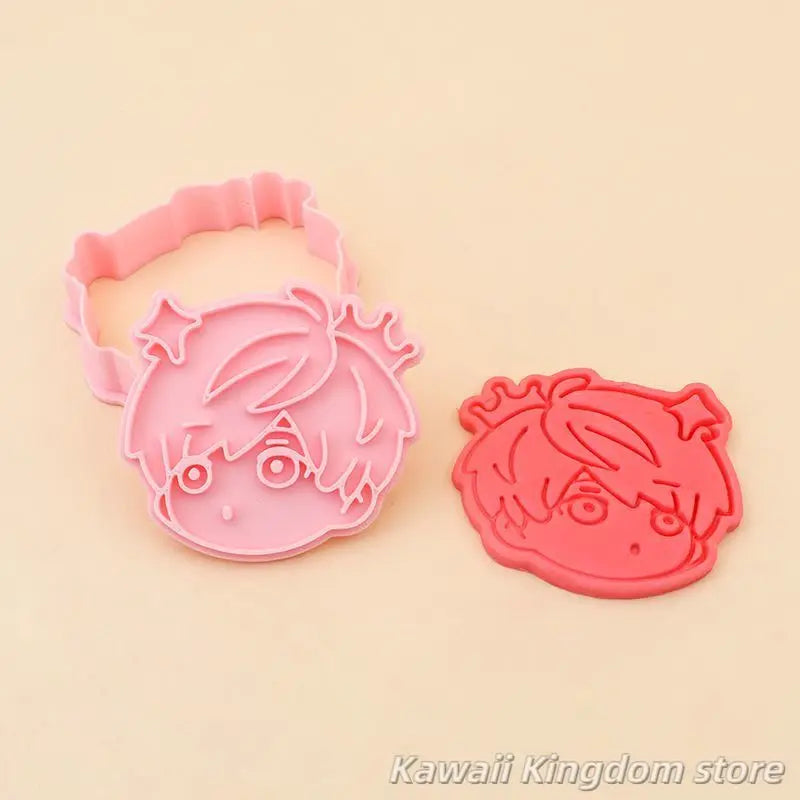 Keksform mit Anime Rändelwerkzeug für kreative Kekse