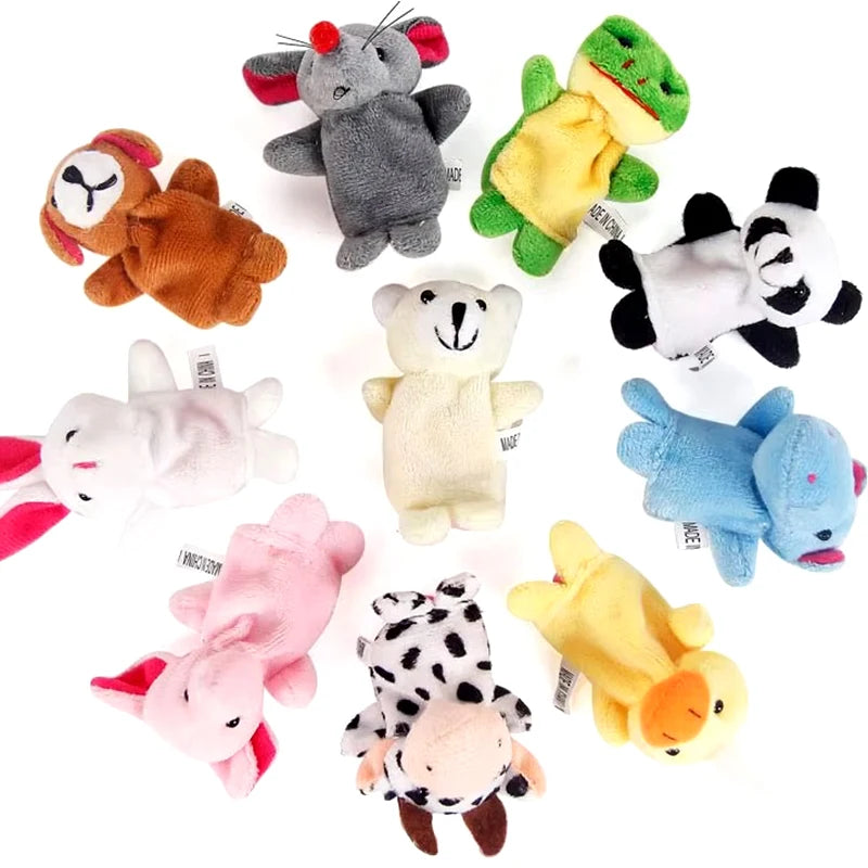 8-teiliges Fingerpuppen Set für kreatives Rollenspiel