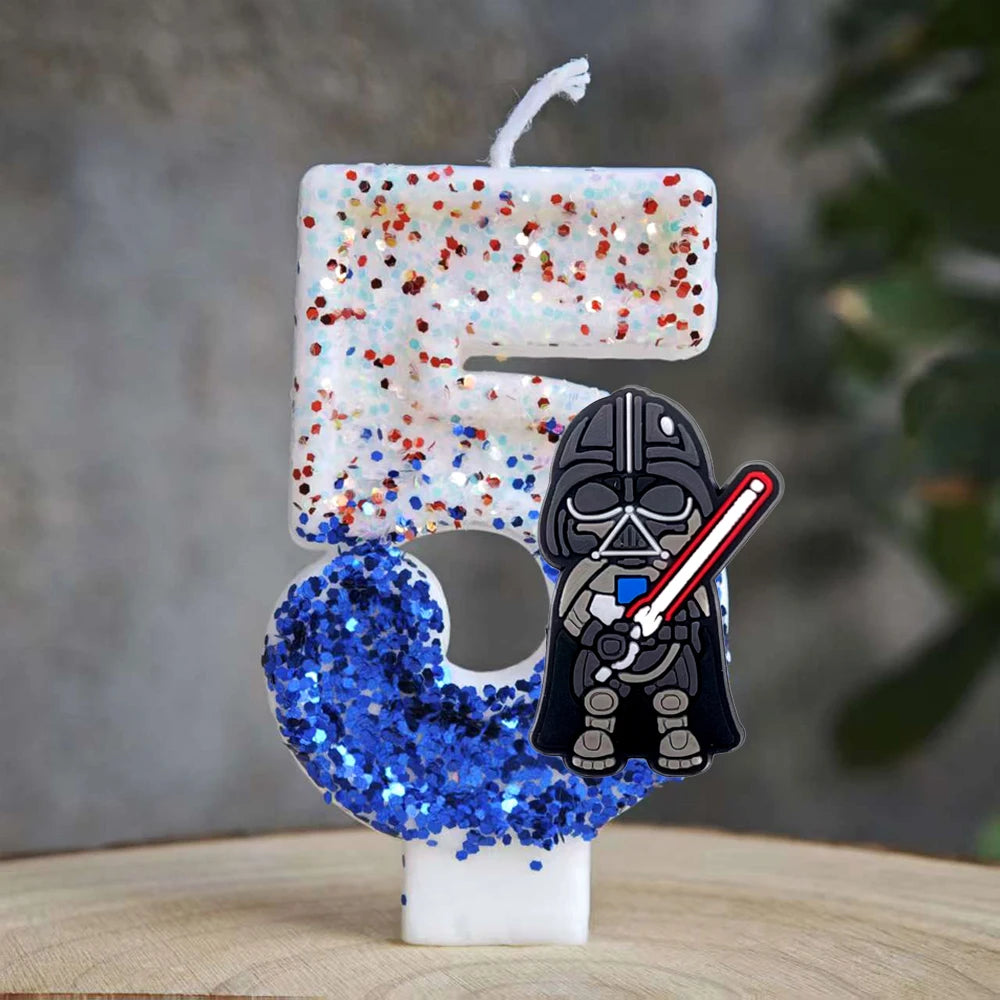 Thematische Geburtstagskerzen Zahlen für Partydekoration und Geschenke