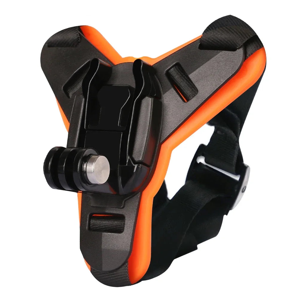 Motorradhelm Kinnhalterung für Action Kameras – Rutschfest und stabil