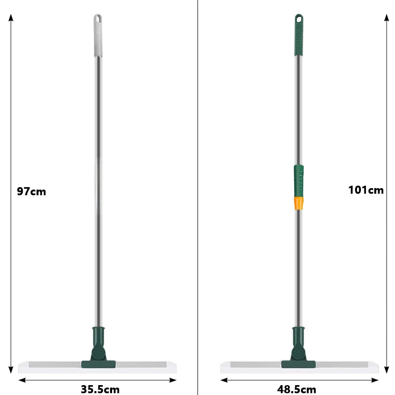 Silikon Schaber Rakel Besen Wischer für Boden Fenster Bad Reinigung