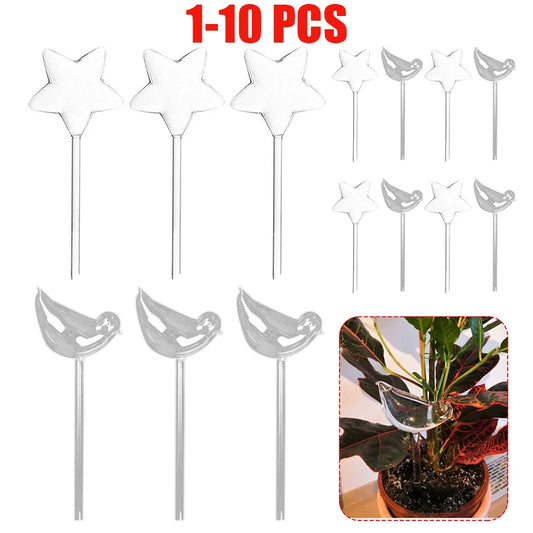 Automatisches Pflanzenbewässerungssystem Vogel/Stern 24x9cm – Perfekte Pflege, Wasser sparen
