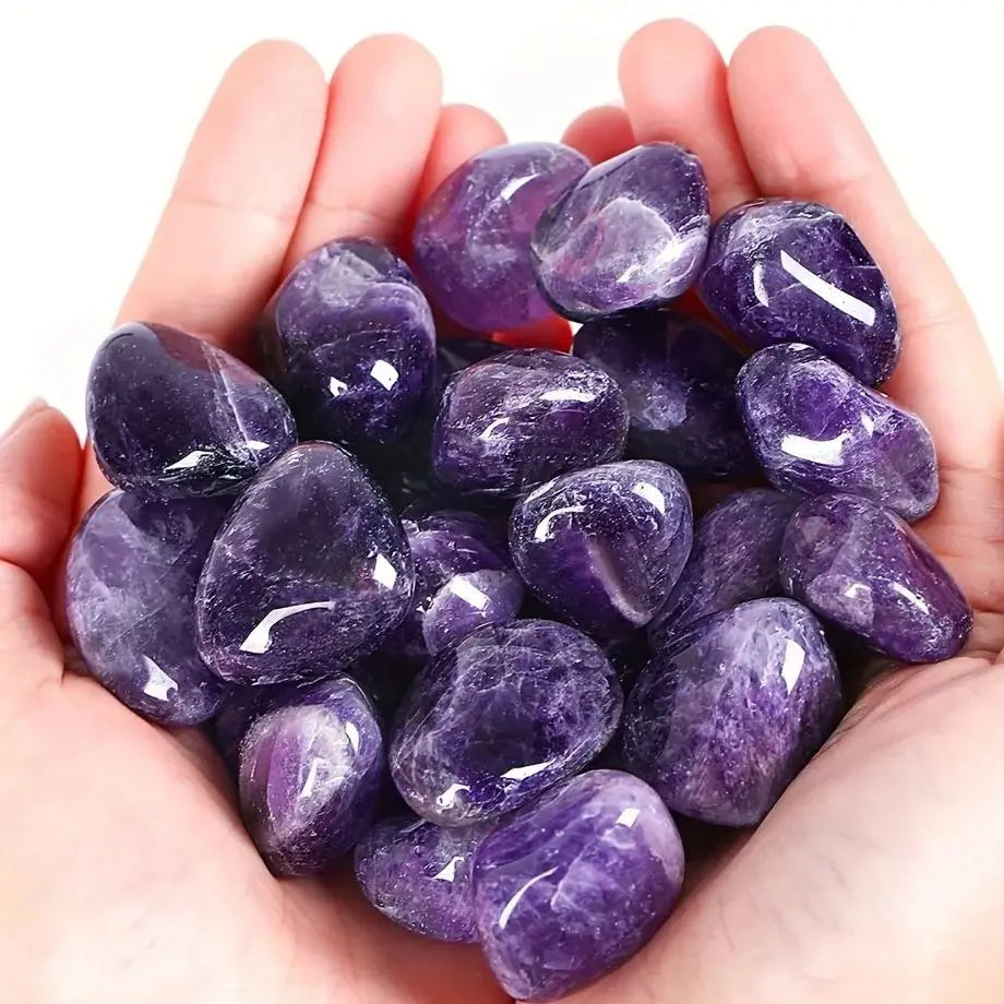 Traum-Amethyst Kieselsteine – Natur Deko, Duftdiffusor & Heilsteine
