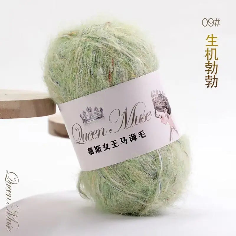 Weiches Mohair Garn für komfortable handgestrickte Kleidung