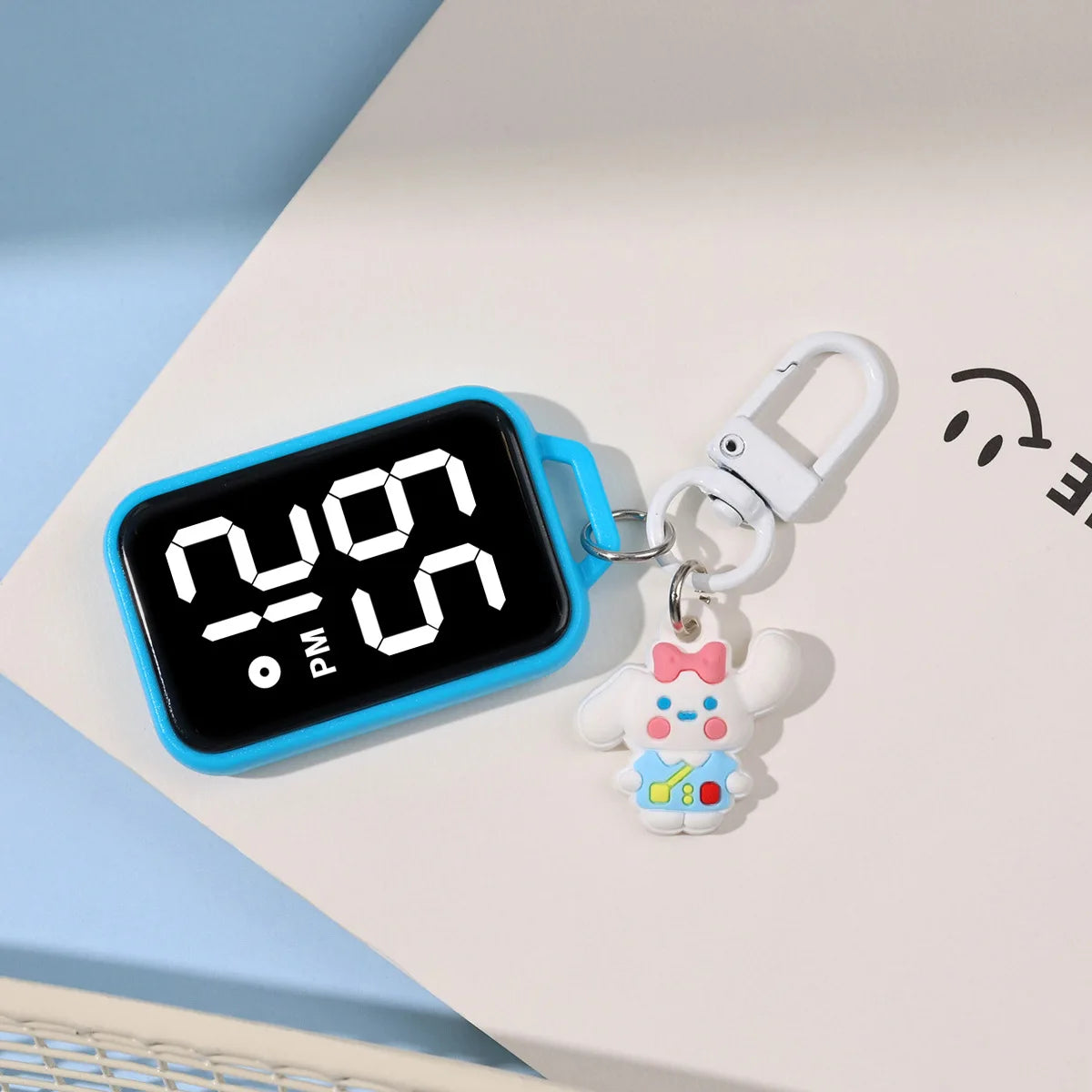 Stilvolle Digitale LED Anhängeruhr mit Touchscreen Anzeige