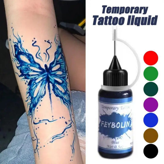 Temporäre Henna Tattoo Tinte Wasserbasiert Semi Permanent Körperkunst