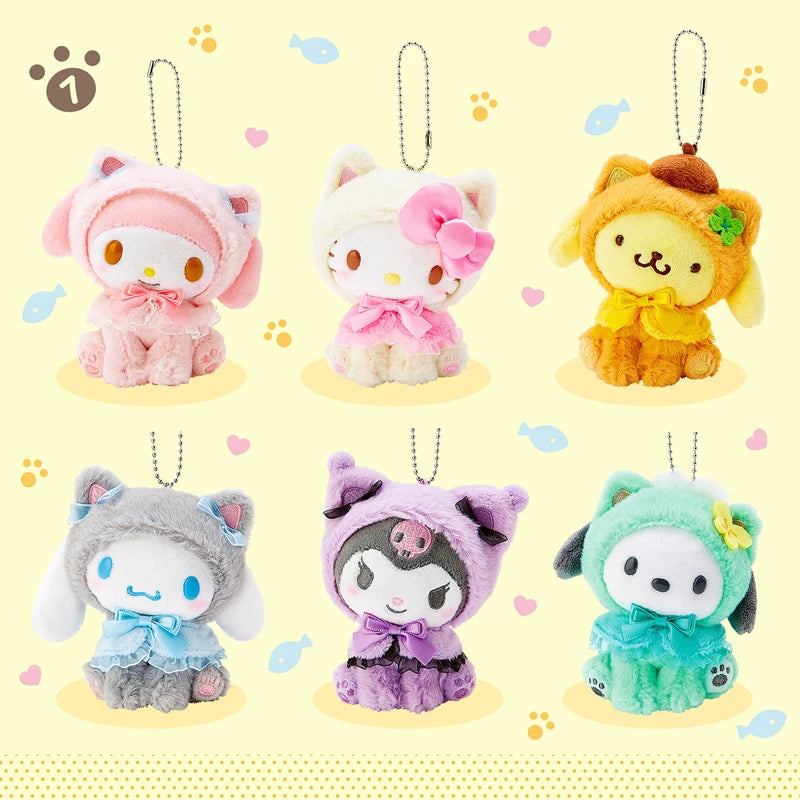 Kawaii Plüsch Schlüsselanhänger Kuscheltier Anhänger Tasche 12cm