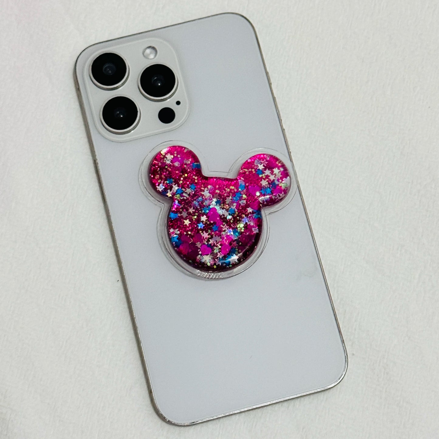 Süßer weicher Blingbling Maus Handyhalter erweiterbar für iPhone Samsung Hüllen-Yabubest - Home & More