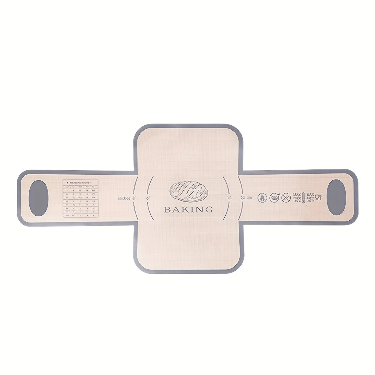 Silikon-Brotschlinge hitzebeständig antihaftbeschichtet mit langem Griff zum Backen