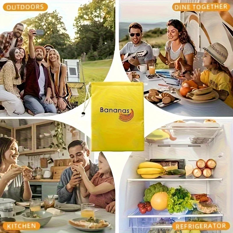 3er Set wiederverwendbare Premium Aufbewahrungstaschen für Obst Gemüse