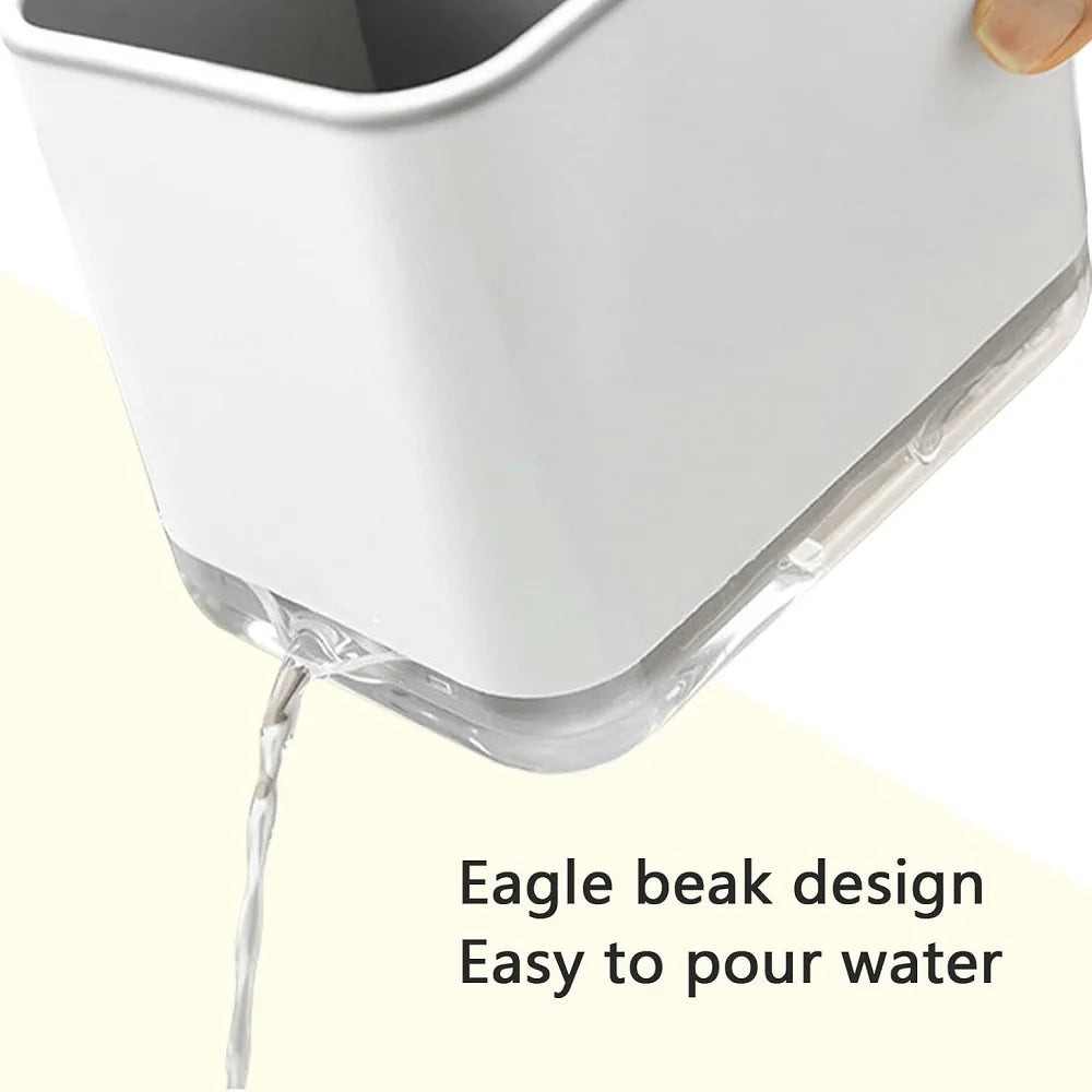 Doppelschichtiger abnehmbarer Essstäbchenhalter und Besteck-Organizer Kunststoff