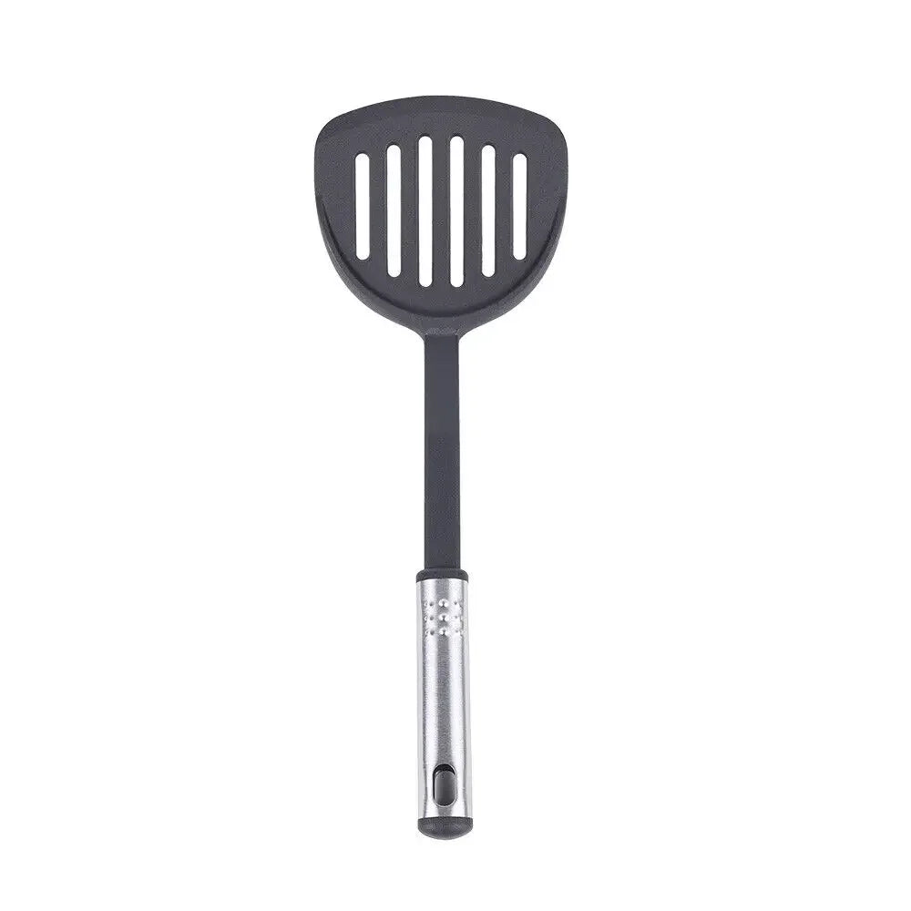 40-teiliges Küchenhelfer Set aus Edelstahl mit Antihaftbeschichtung Schwarz-Yabubest - Home & More