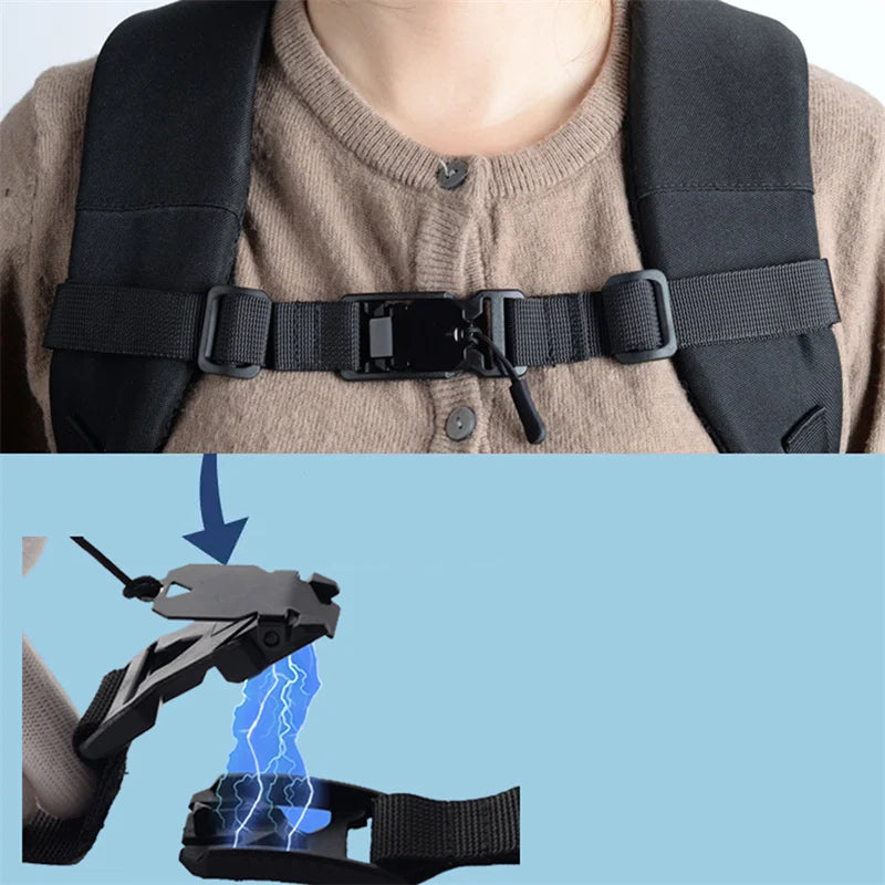 Verstellbarer Rucksack Brusttaschengurt Magnetischer Outdoor Camping Gurt-Yabubest - Home & More