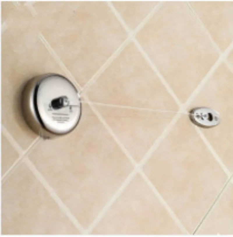 3m tragbare versenkbare Wäscheleine aus Edelstahl für Indoor und Outdoor