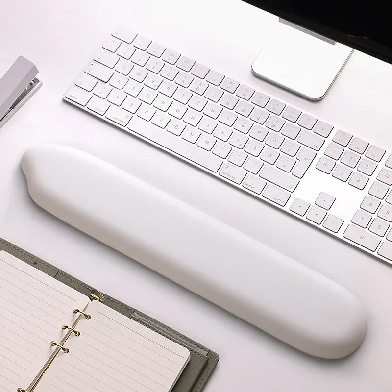 Ergonomisches Kawaii Silikon Mousepad mit Handgelenk-Ruhe für Schreibtisch