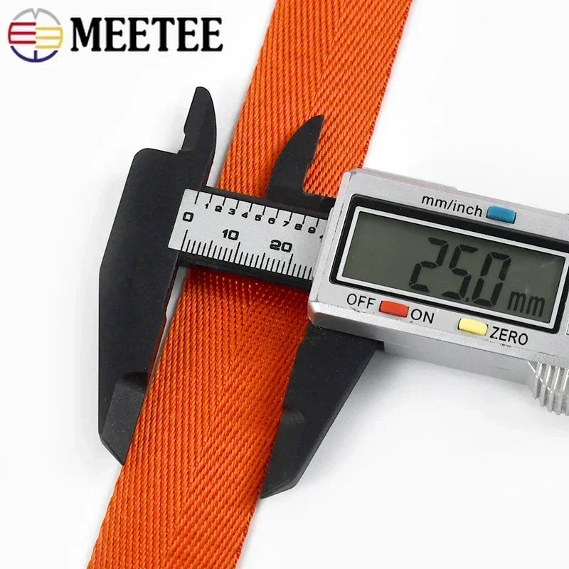 10 m Nylon-Gurtband 25 mm breit, vielseitiges Rucksack- und Taschenband - Yabubest - Home & More
