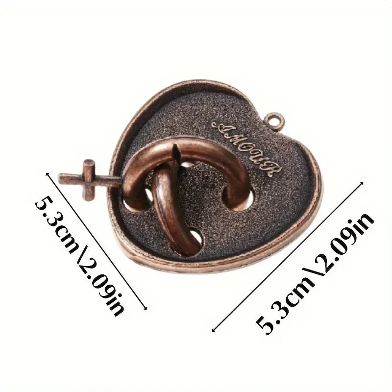 Herausforderndes 3D Metall-Puzzlespiel für Konzentration und Logik