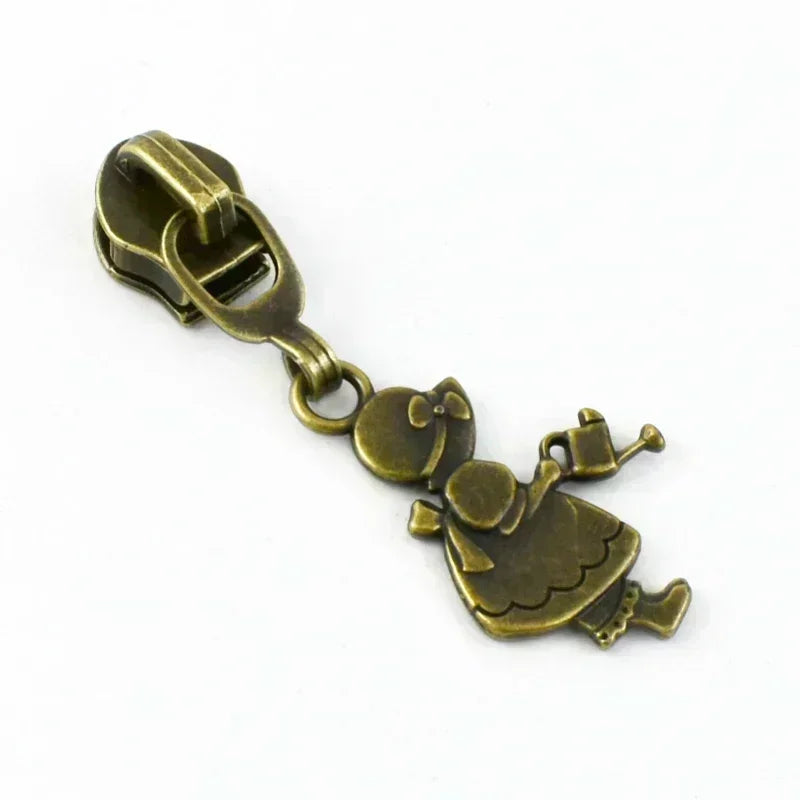 Bronze Reißverschlussschieber für Nylonreißverschlüsse, 5-20 Stück-Yabubest - Home & More