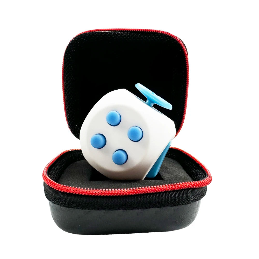 Fidget Cube EDC Antistress Würfel mit 12 Seiten für Fokus und Entspannung