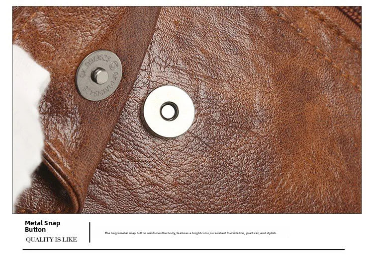 Modische Umhängetasche aus weichem Leder für Damen Handytasche