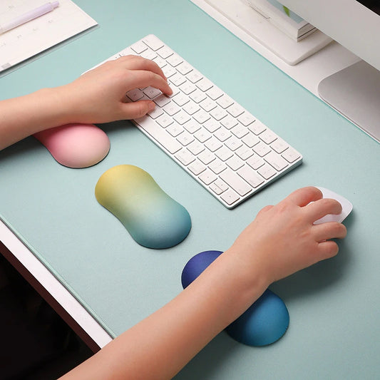 Ergonomisches Silikon Mauspad mit Handgelenkstütze für PC - Büro