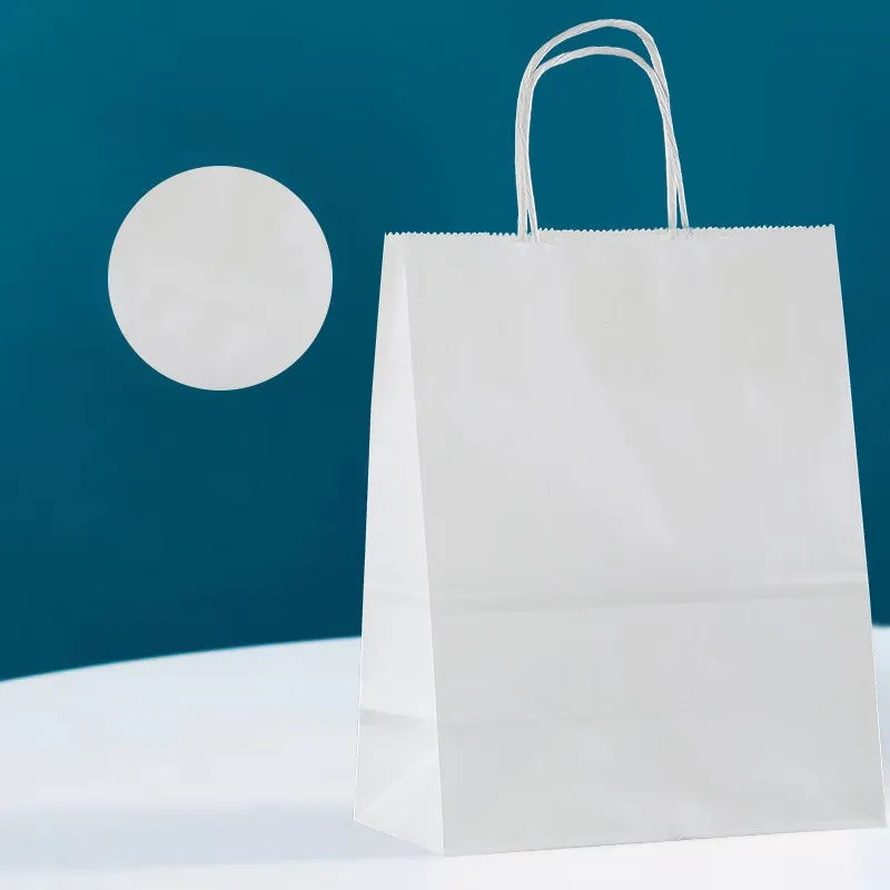 1pc Kraftpapier Geschenkbeutel Wiederverwendbare Einkaufstaschen für Party-Yabubest - Home & More