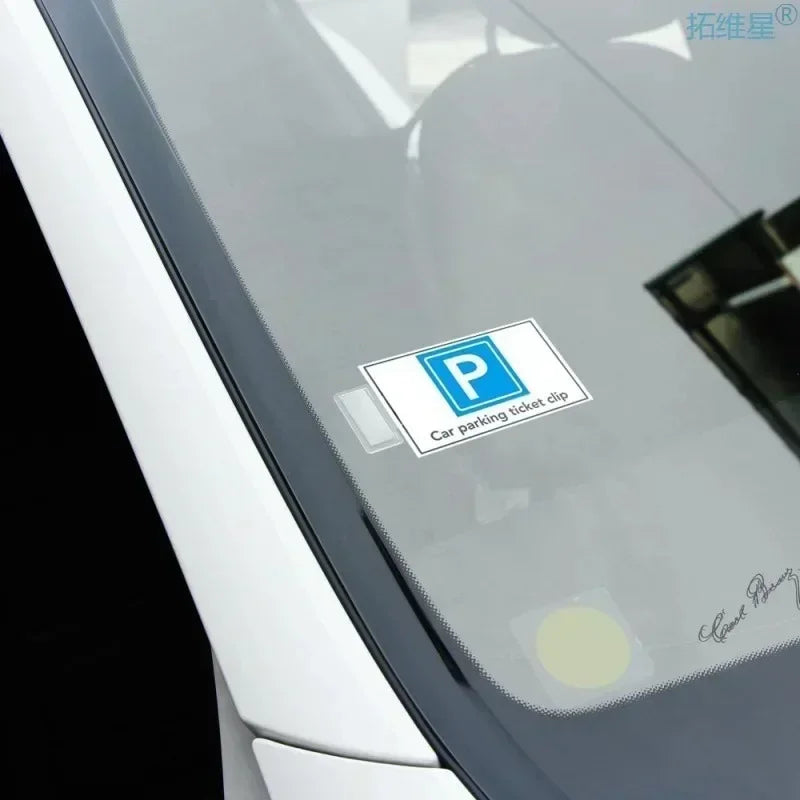 5x Kfz Ticket Clip Windschutzscheiben Halter für Parkscheine Notizen Rechnungen