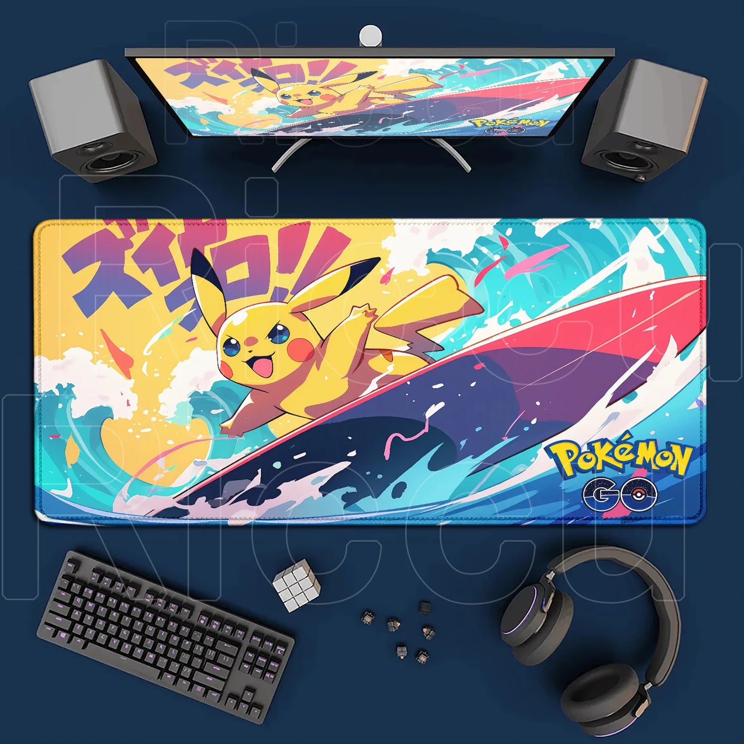 Extra Großes Gaming Mauspad 120x60cm Rutschfest Schreibtischunterlage XXL