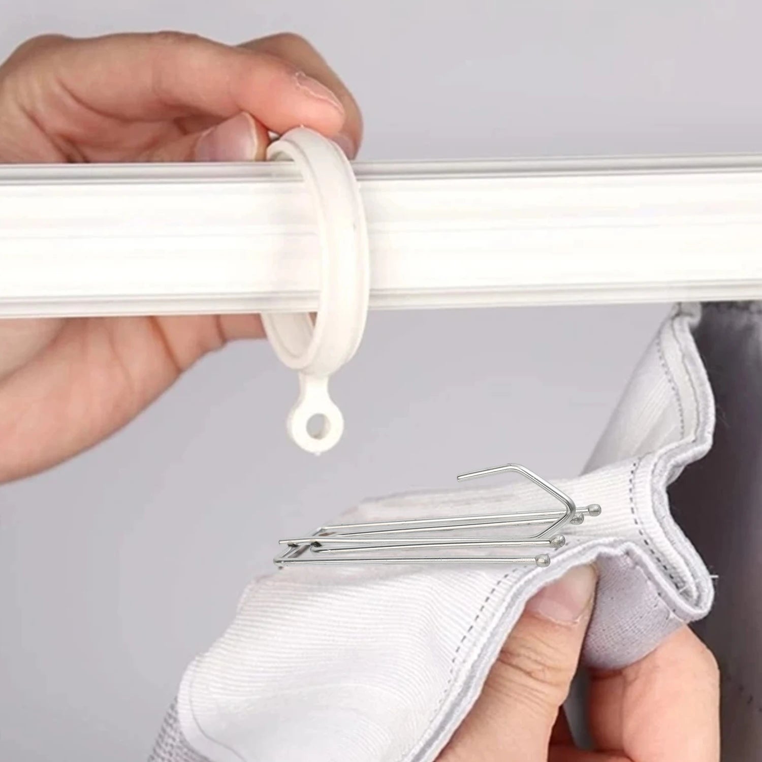 Metall Vorhanghaken für einfache Befestigung und stilvolle Falten