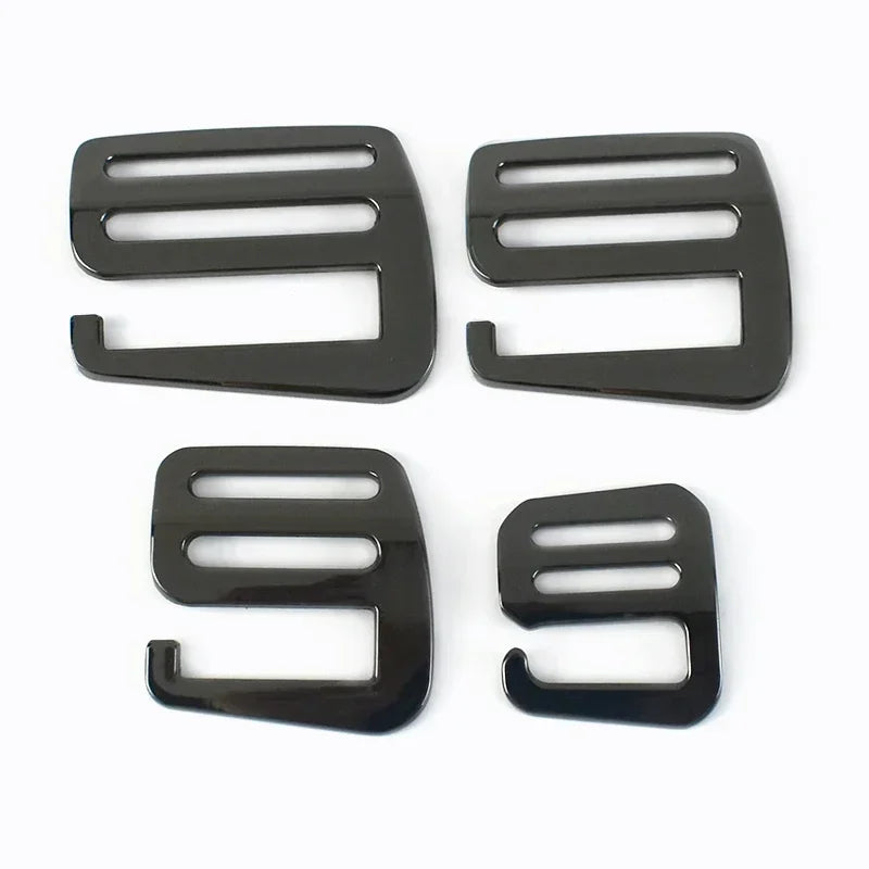 Metall G-Haken Schnalle 19-38 mm für Tasche Gürtel mit Tri Glide Slider