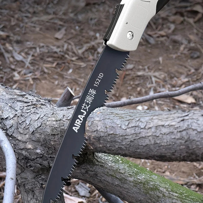 Kompakte Klappsäge: Holz, Garten, Camping & Metall – Multifunktionell