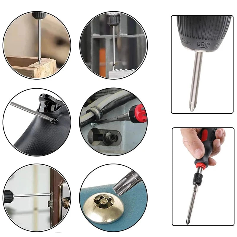 Lange magnetische Schraubendreher Bits Set 1/4 Zoll Sechskantschaft