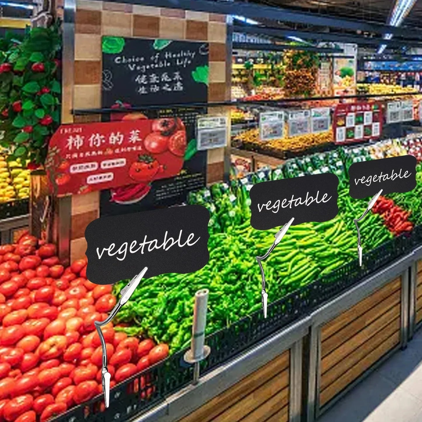 Doppelkopf Krokodilklemme für Fotos Notizen im Büro und Haushalt