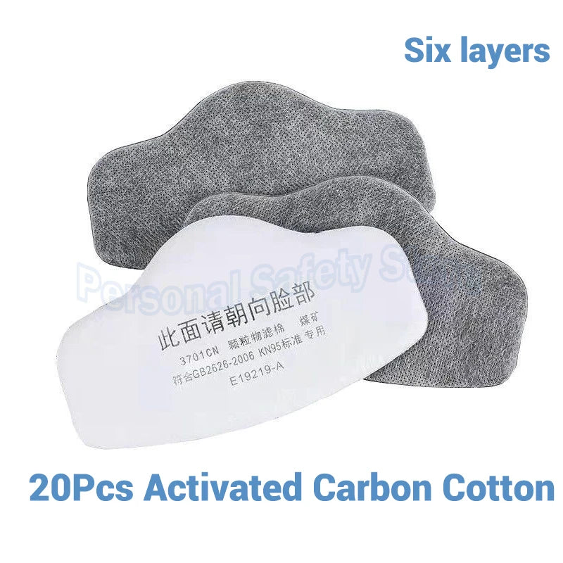 Schutz - Komfort: Wiederverwendbare Atemschutzmaske mit Staub- - Gasfilter