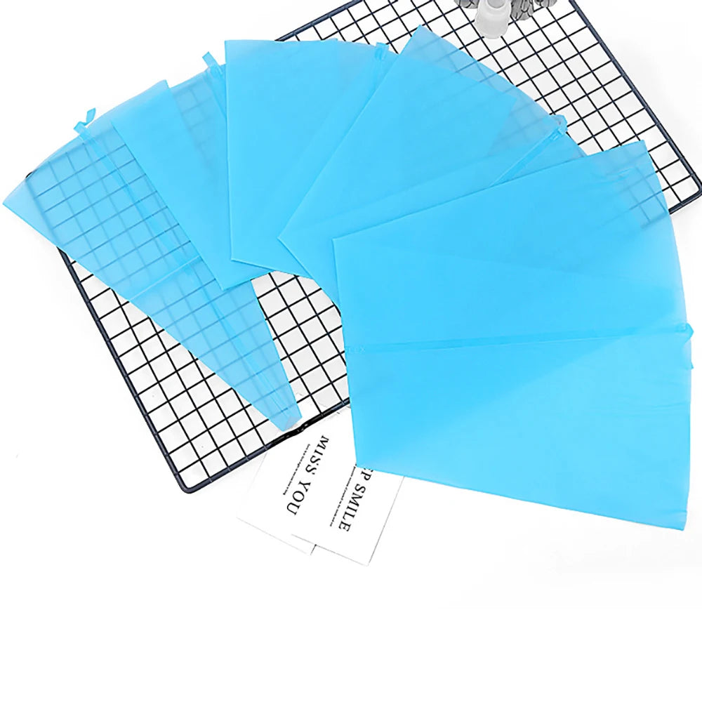 5 Größen Silikon Spritzbeutel wiederverwendbar für Kuchen Dekorieren-Yabubest - Home & More