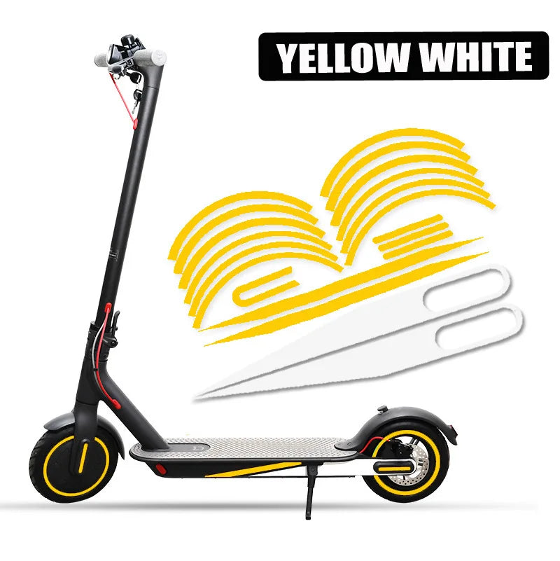 Reflektierende PVC Warnstreifen mit starker Nachtsicht für Scooter