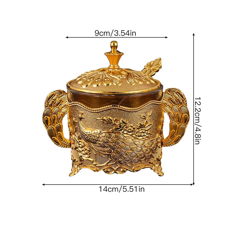 Kombinations-Gewürzglas Metall und Glas für Salz Zucker und Gewürze