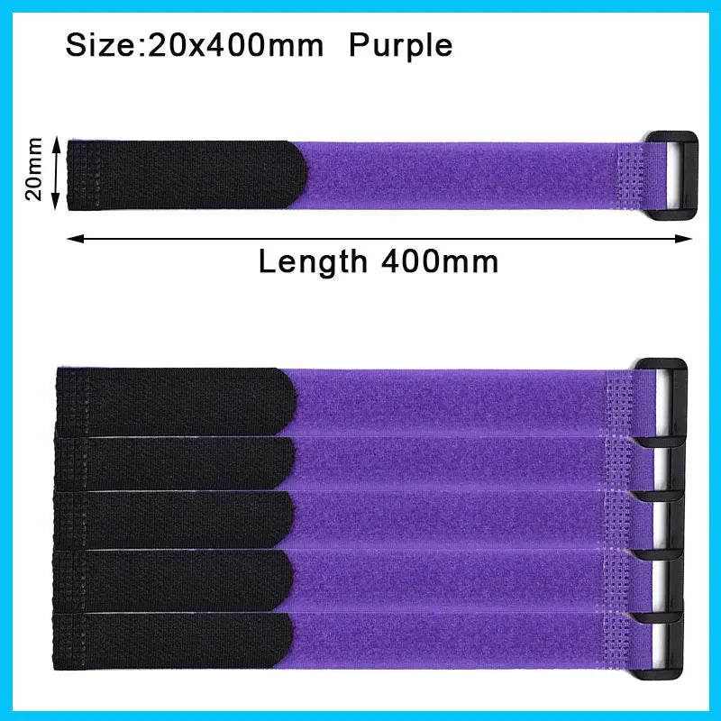 Wiederverwendbare Kabelbinder aus Nylon 5/10 Stück verstellbar schwarz