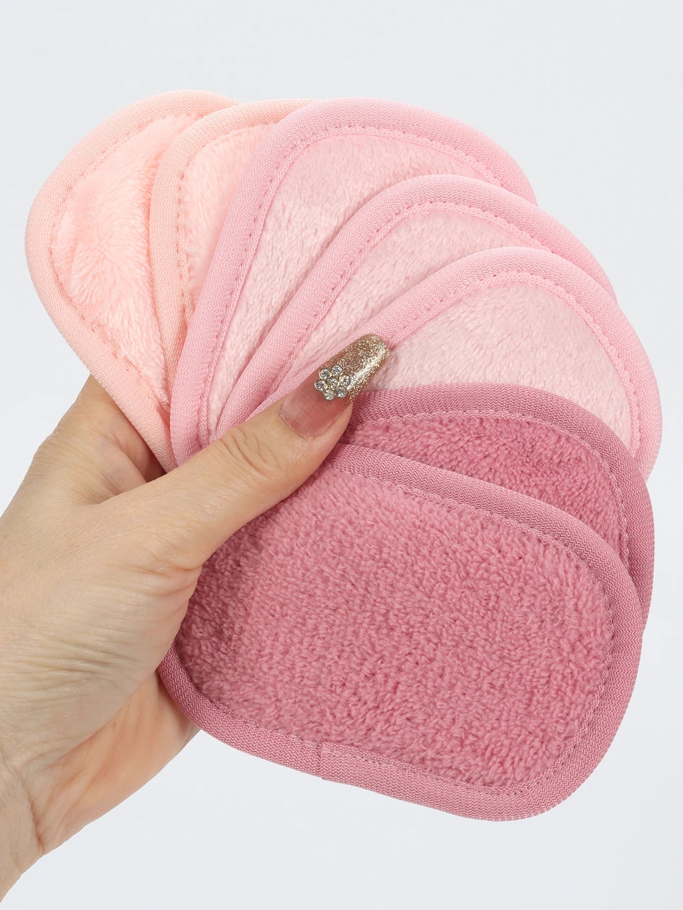 Wiederverwendbare Make up Entferner Tücher mit Farbverlauf 7 Stück