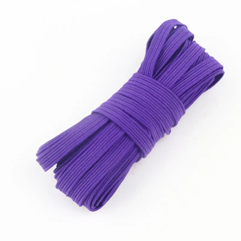 Vielseitiges elastisches Gummiband 6mm für Nähen und Haushalt