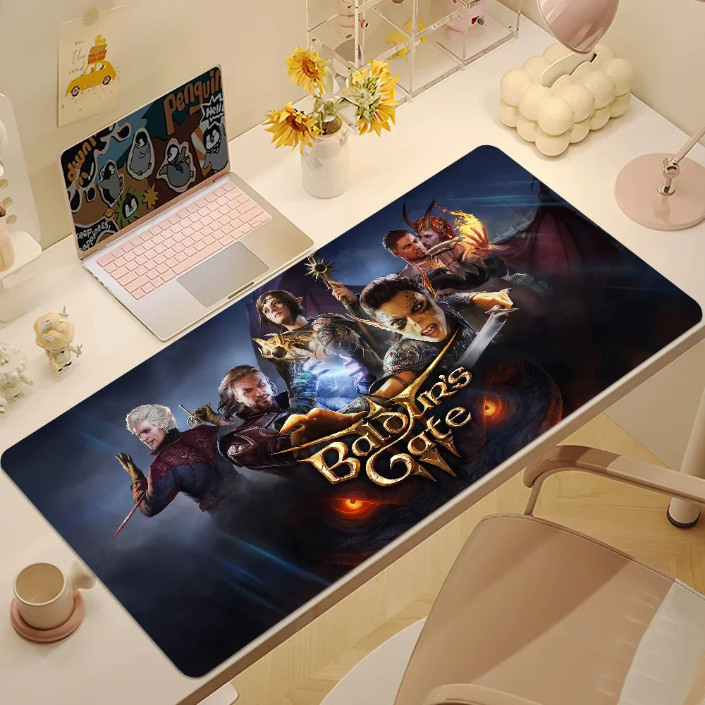 Ergonomisches Gaming Mauspad mit Handgelenkstütze, rutschfest, groß