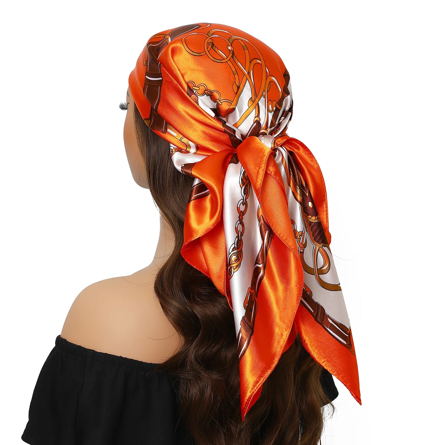 Stilvolles Polyester Halstuch für Damen - Vielseitiger Retro Look