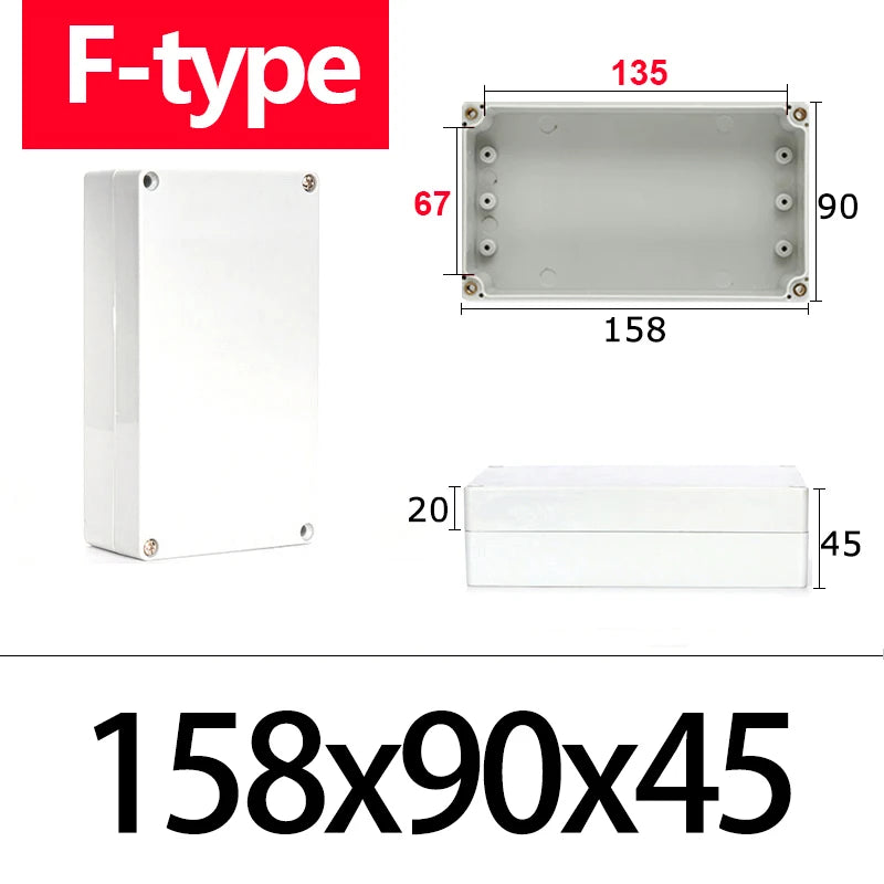 Wasserdichte Anschlussdose ABS mit IP67 Schutz für Außenbereich