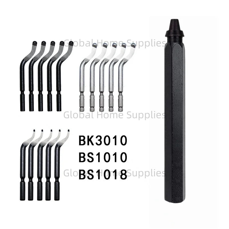 Metall Entgratungswerkzeug Set mit 15 HSS Klingen für präzises Entgraten