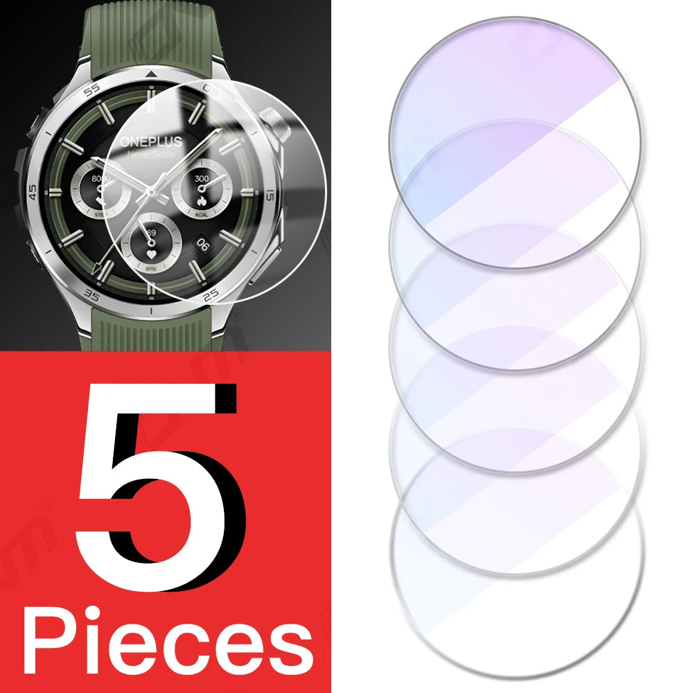 2.5D Displayschutzfolie gehärtetes Glas kratzfest für Smartwatch