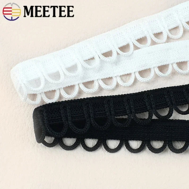 Vielseitiges Nylon Gummiband mit Spitze für Nähprojekte