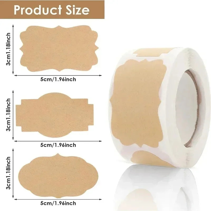 Vielseitige selbstklebende Etiketten für Organisation und Dekoration