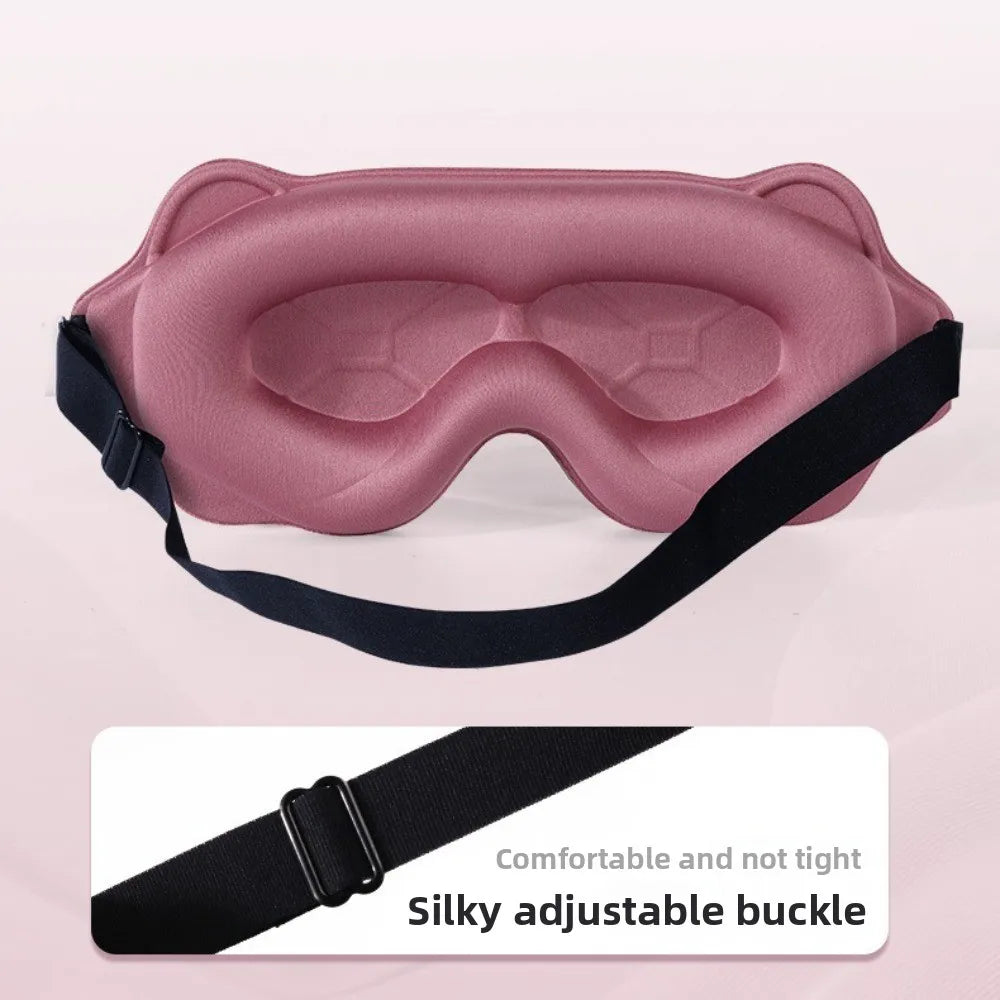 3D Schlafmaske Weich Atmungsaktiv Kein Druck für erholsamen Schlaf