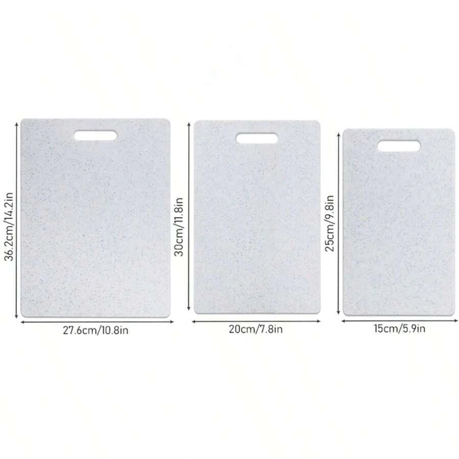 Antibakterielles Schneidebrett aus PP mit Marmormuster und spülmaschinenfest